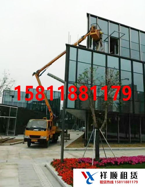 天河工程作业车出租 外墙玻璃维修安装 15米直臂高空车出租